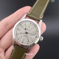 絕版 Hamilton khaki 舊裝 000093 automatic field watch 咸美頓 自動機械 軍錶 瑞士製造 汉米尔顿 漢密爾頓  military 咸仔 淺灰面盤