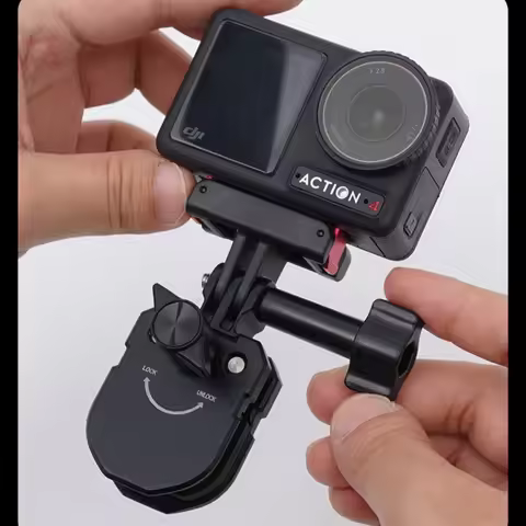 Motorcycle Windshield Action Camera Mount for GoPro 13 12 Insta360 Go Ultra for DJI Osmo Nano/360/Ac