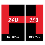2021 DT SWISS 240 Wheels Hubs Stickers for MTB Road Bike Vinyl Waterproof Sunscreen Antifade Cycling Bicycle Front And Rear Hubs Rims Decals