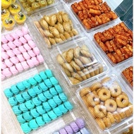RORA - 4/8 Inch Transparent Square Cake Box | Bekas Plastik Tapau Kek Pulut Kuih Roti Jala