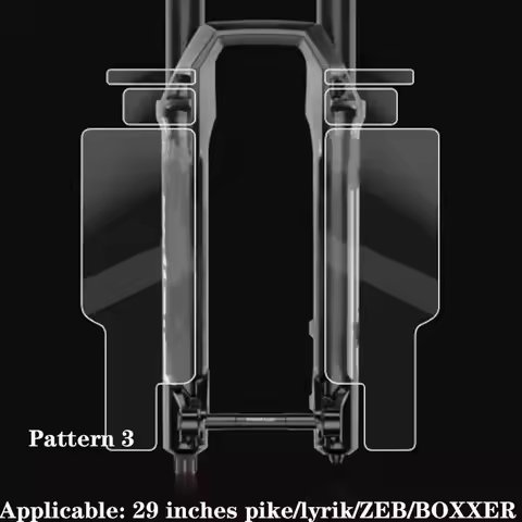 2 Sets MTB Front Fork Protective Film Bike Frame FOX 32/34/36/38/40 PIKE ZEB LYRIK Protector Paster 