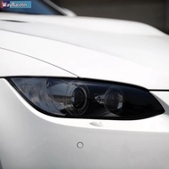 2 Pcs Car Headlight Protective Film Transparent Smoked Black TPU Sticker For BMW M3 E90 E92 E93 2007