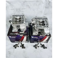 Racing Head (LEO) LC135 24x27 / 25x28 Siap Valve & Rocker Arm