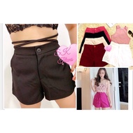 泰国Talent 两穿高腰休闲短裤 Thailand Talent Shop 2 style High Waist Pants 24-33 inch waist