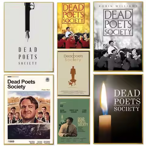 Movie Dead Poets Society Poster Paper Print Home Living Room Bedroom Entrance Bar Cafe Art Painting 