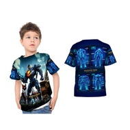 PACIFIC RIM Custom Fullprint Children's T-Shirt 07 Boys Girls 1-12 Years