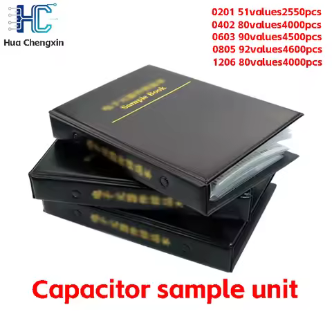 Each Value 50PCS Capacitor Kit 0201 0402 0603 0805 1206 SMD Capacity Package Sample Kit Capacitor 1n