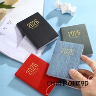 CHIHIRO11Z9D 2026 Agenda Book, A7 Pocket Appointment Book, Portable with Calendar Notebooks Students