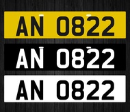 YELLOW PLATE HONGKONG/EURO TEMPORARY [2pcs]