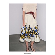 LA8465 - White Yellow Graffiti | Skirt Skirt Skirt