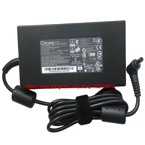 Genuine Chicony 19.5V 11.8A 230W A17-230P1A A230A022P AC Adapter Charger For MSI GIGABYTE AERO 17 15