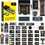 37 Sensors in 1 Box Starter Kit for BBC Micro bit with Tutorial (Without Microbit Board), Compatible