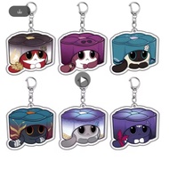 Honkai: Star Railroad Anime Game Figure Kafka Dan Heng Herta Keychain