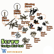 M2 Screw Tamiya Mini 4WD / Philip Screw / Countersunk Head Screw / Allenkey Screw / Spring Washer / 