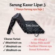 Inoac 3-Fold Zippered Mattress Cover Only, No Foam