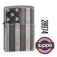 28974 Zippo American Flag Armor ของแท้(Empty Zippo Lighter without Fuel ไฟแช็กเปล่าไม่มีเชื้อเพลิง)
