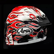 สติ๊กเกอร์หมวกกันน็อค Arai Rx7x ลายมังกรและนกกระเรียน