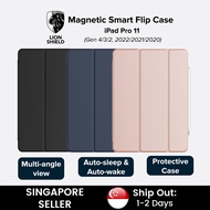 LionShield iPad Pro 11 (Gen 4/3/2, 2022/2021/2020) Magnetic Smart Flip Case Casing Cover