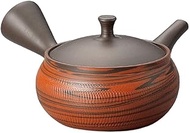 J-kitchens Tokoname Ware Teapot, Made in Japan, Easy to Use, Natural, 7.8 fl oz (200 cc)