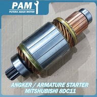 Armature Starter 11T 24V Fuso 8DC11 Armature Armature Starter Mitsubishi Fuso 8DC11 11T 24V (OSA)FF
