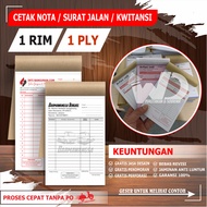 cetak nota 1 ply 1 rim