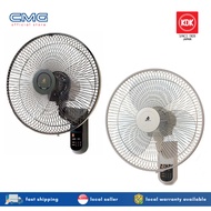 KDK 16" Wall Fan With Remote Control M40MS