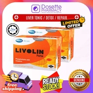MEGA LIVOLIN FORTE [EXP: 05/25] 50'sX2 -PHOSPHOLIPIDS + VITAMIN B COMPLEX & VITAMIN E , LIVER TONIC 
