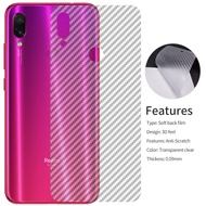 Xiaomi Redmi 7 3D Carbon Fiber Flexible Sticker Back