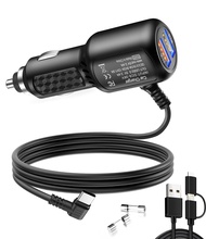 Dash Cam Charger USB C,Type C Dash Cam Power Cord,Dual USB Fast Charger, Compatible with REDTIGER F7