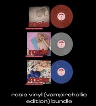 【預定】rosé vinyl vampirehollie edition 黑膠（紅/透/藍 3合1 set）rose 黑膠 專輯 美版 有polaroid 請看商品詳情