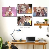 Anime Character Room Poster Waifu The Girl I Like Forgot Her Glasses mie Ai 20X30 Qink Official/ Ani