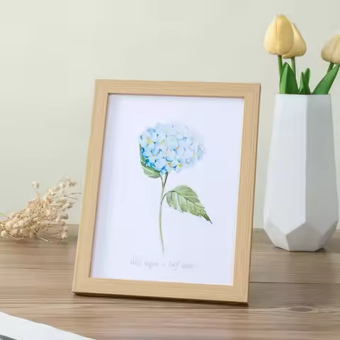 Wooden Photo Frame For Wall Hanging 10X15 15X20 20X25cm Wood Picture Frame Stand For Pictures Photo 