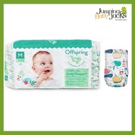 Offspring Fashion Diapers M (6-10 kg) 42pcs - Willy The Whale