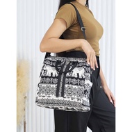 Top Handle 2-Zip Front Bag