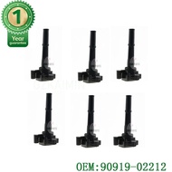 SET 6 PCS NEW Ignition Coil OEM 90919-02213 9091902213 90919-02212 9091902212 For Toyo-ta 4Runner T1