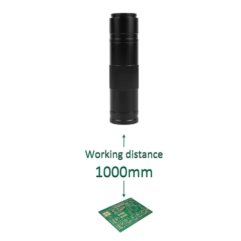1X-150X Microscope Zoom C-mount Lens Specialized Lenses for Industrial Maintenance Phone Laptop Jewe