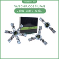 Mufan CO2 Split Valve - 2/3/6 Heads - For Aquarium CO2 System