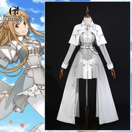 ≮704≯ ROLECOS Anime SAO Star Queen Yuuki Asuna Cosplay Costume Yuuki Asuna White Women Combat Suit