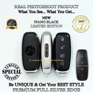 Cover Case Key Cover DENZA D9 EV Cover NFC CARD Car BYD DENZA D9 EV Premium FULL SILVER EDGE