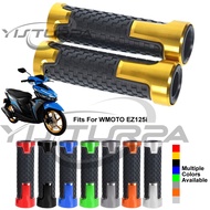 Motorcycle Aluminum Alloy Handlebar Grips Anti-slip Handle Rubber Fits For WMOTO EZ125i Style 001