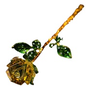 Faux Crystal Rose Ornament Simulated Flower Branch Wedding Party Decoration Women Wife Girlfriend An