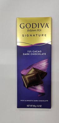 Godiva Signature 72%Cacao Dark Chocolate 90g (Made In Turkey)