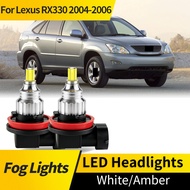 2PC H11 LED Fog Light Bulb H8 Headlight For Lexus RX330 2004-2006 RX350 RX400h RX450h 2006-2015 GX46