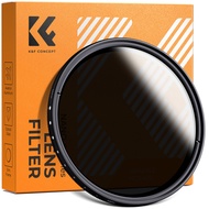 K&F Concept ND Fader ND2 to ND400 Variable  Neutral Density Lens Filter 37/40.5/43/46/49/52/55/58/62