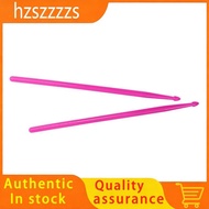 【hzszzzzs】2pcs 5A  Drumsticks Drumming Performance Sticks Nylon Glow Drumsticks Stage Performer Drum