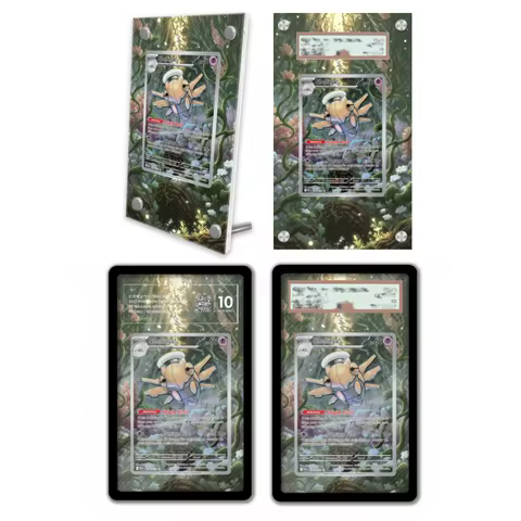 Anime Art Display for Pokemon Shedinja Mega Evolution Anime Games Expand Art Acrylic Protective Case