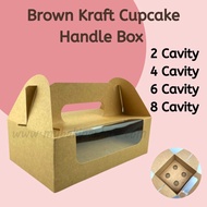 Cupcake Box Transparent Box Kotak Kek Window Box Kotak Cupcake Food Storage Box Cupcake Cup Bekas Cu
