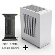 ZZAW A1P PC Desktop Mini ITX Computer Case Support FLEX-1U Power Supply ITX Moterboard Small Aluminu