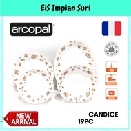 (Ready Stock) Arcopal Candice 19pcs Dinnerware Set (N2344) Dinner Serve Set Dinner Set