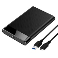 2.5 Inch Mobile Hard Disk Box 5Gbps USB 3.0 To SATA Hard Disk Case Housing Tool Free SSD External Case for Laptop/PC HDD Case Power Points  Switches S